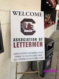 Entrance signage to Lettermen's Lounge