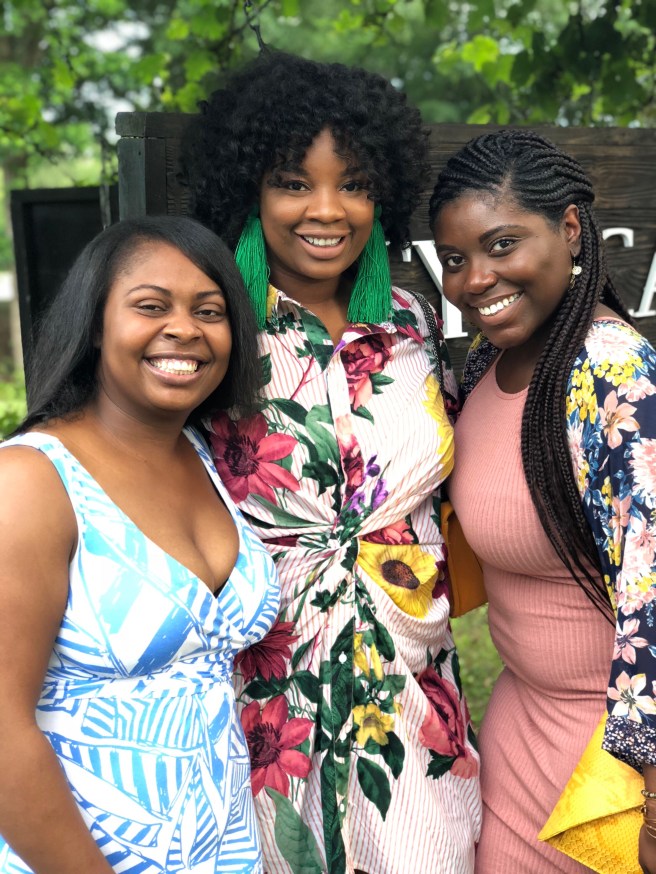 Plus Kirsten Stripe + Floral Twist Front Shirt Dress 